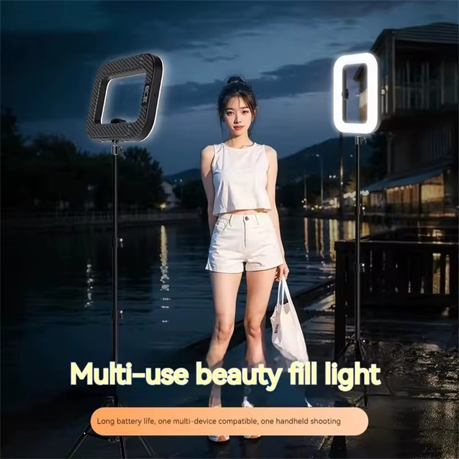 FANGTUOSI Tragbares Ring-LED-Akku-Fill-Light für Live-Fotografie und Selfies mit Mobiltelefonen - Bild 4