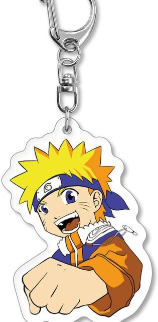 YIRAN Jewelry Schlüsselanhänger Naruto, Acryl, 5,5 cm, Unisex, yellow - Bild 1