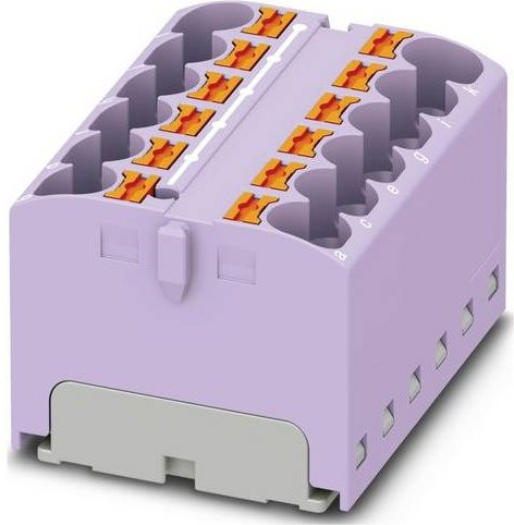 Phoenix Contact Verteilerblock 3273828 Violett 8 Stück - Bild 1
