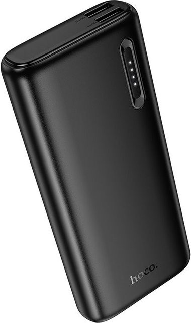 HOCO Externe Batterie J158A mit 10000mAh und 10W in Schwarz mit USB-A, USB-C und Micro-USB Anschlüssen - Bild 1