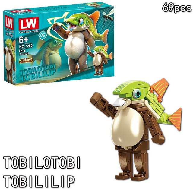 Tralalero Tralala Haifischfigur, Bausteine, ab 6 Jahren - Bild 1