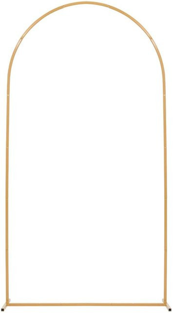 Buying Solutions, MB Halbkreisförmiger Bogenrahmen aus Metall in Gold, B/H: 120 x 220 cm - Bild 1
