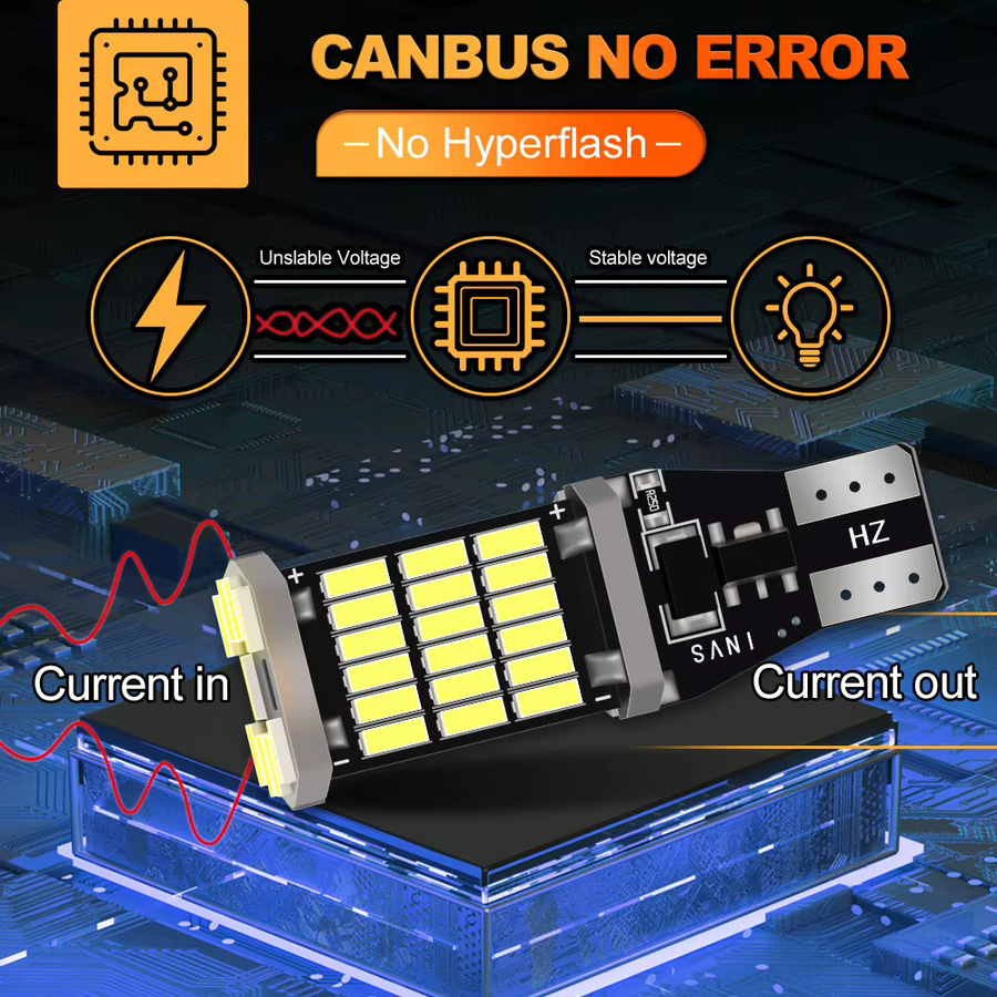 2er Set LED Rückfahrlicht T15 W16W Backup Lampe in Weiß für Peugeot 308 3008 4008 5008 Canbus kompatibel - Bild 2