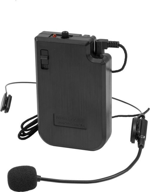 Omnitronic WAMS-10BT2 MK2 Taschensender mit Kopfbügelmikrofon und Bluetooth in Schwarz 865MHz - Bild 1