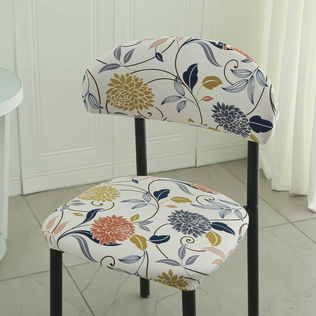 Elastischer Universal Stuhlbezug von Yiran Furniture für Barhocker und Drehstühle, Polyester, B/H: 43 x 38 cm - Bild 1