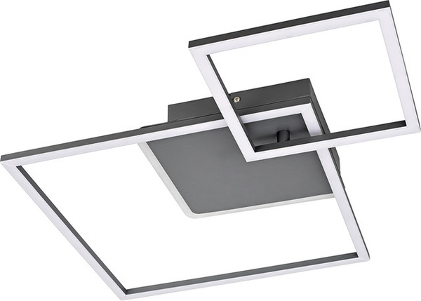 IC Home LED Deckenleuchte in Weiß mit warmweißem Licht für Wohnzimmer, Schlafzimmer und Büro