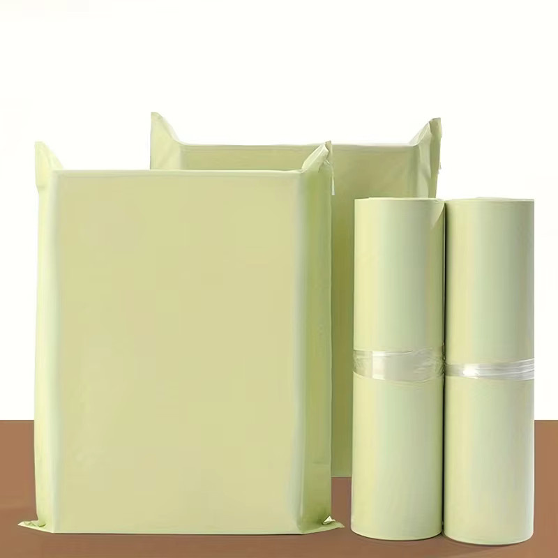 50 Stück wasserdichte Versandtaschen aus Kunststoff in Beige mit selbstklebendem Verschluss für Kleidung und Logistik - Bild 3