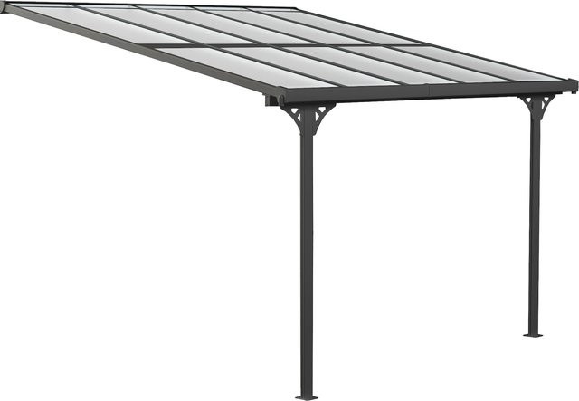 Westmann Terrassenüberdachung Bruce aus Aluminium in Schwarz B/T: 313 x 300 cm - Bild 1