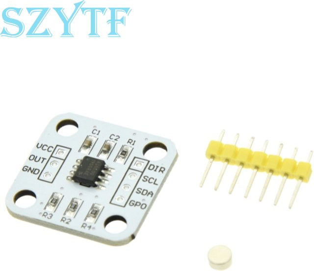 SZYTF AS5600 Magnetischer Encoder – Präzises Magnetisches Induktionswinkelmesssensormodul mit 12-Bit Auflösung - Bild 1
