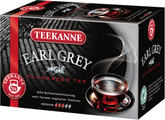 Teekanne Earl Grey, Schwarzer Tee, Teebeutel, 20 Stück - Bild 1