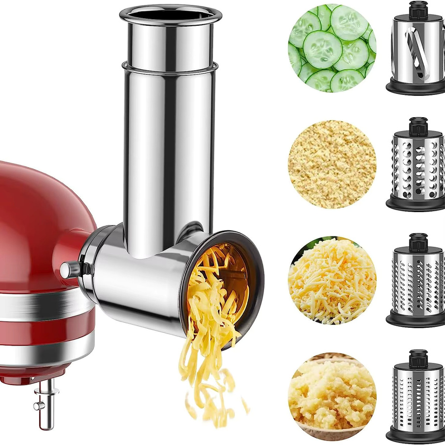 KitchenAid Schneide- und Zerkleinerungsaufsatz in Weiß für Standmixer als Gemüsezerkleinerer und Salatbereiter - Bild 2