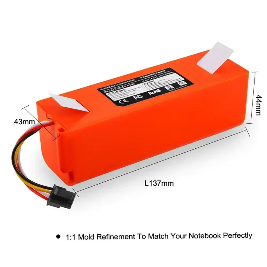 Xiaomi Ersatz Lithium-Akku BRR-2P4S-5200S 14,4V für Roborock S50 S51 S55 S60 S65 S6 MAX Roboterstaubsauger - Bild 2