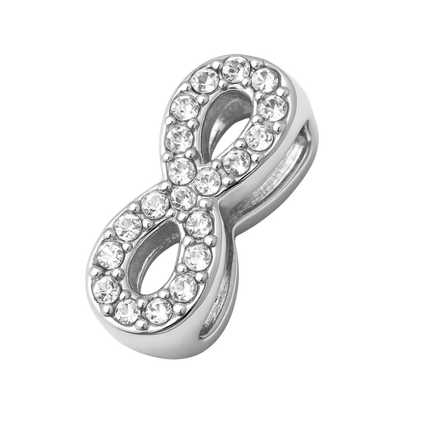 Heideman Charm Unendlichkeit, Edelstahl, Silber, Zirkonia, Unisex - Bild 1