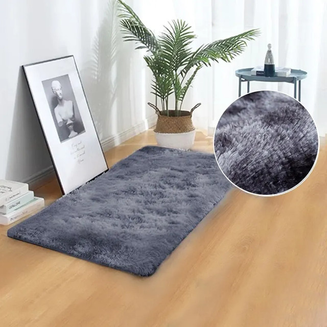 VIKAMA Seidenwollteppich, waschbar und schmutzabweisend, B: 60 cm, T: 40 cm - Bild 1