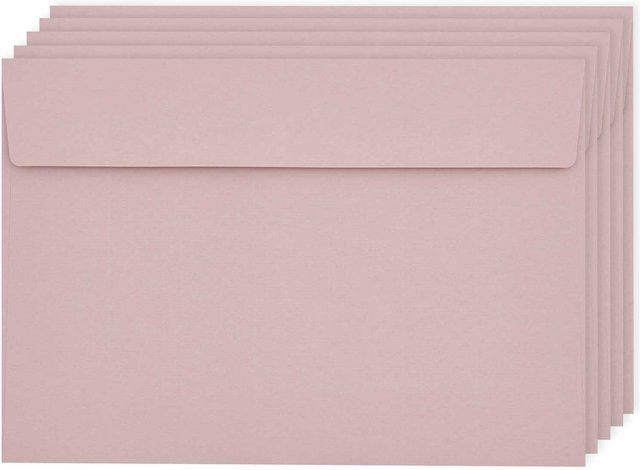 Rico Design Paper Poetry Luxury Umschläge C5 in Rosenquarz - Bild 1