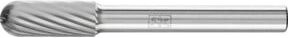 PFERD Hartmetall Frässtift Walzenrund WRC universal mittel, Durchmesser: 8 mm, Länge: 20 mm, Schaft-Durchmesser: 6 mm, Farbe: Silber - Bild 1