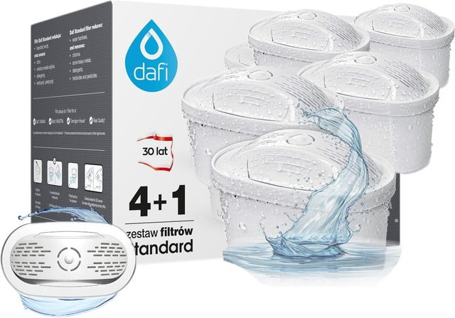Dafi Unimax 4+1 Filterpatronen für Wasserfilterkannen in Weiß - Bild 1