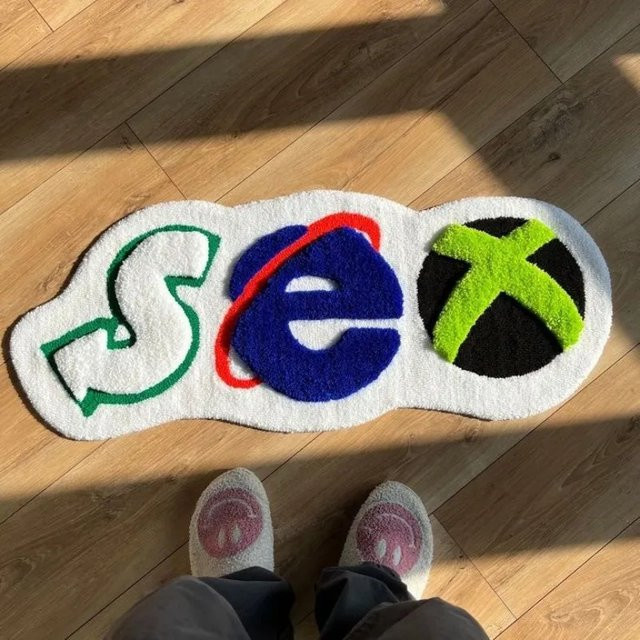 VIKAMA Badezimmermatte in Multicolour, ultra-saugfähiger und rutschfester Teppich, schnell trocknend, B/T: 80 x 50 cm - Bild 1