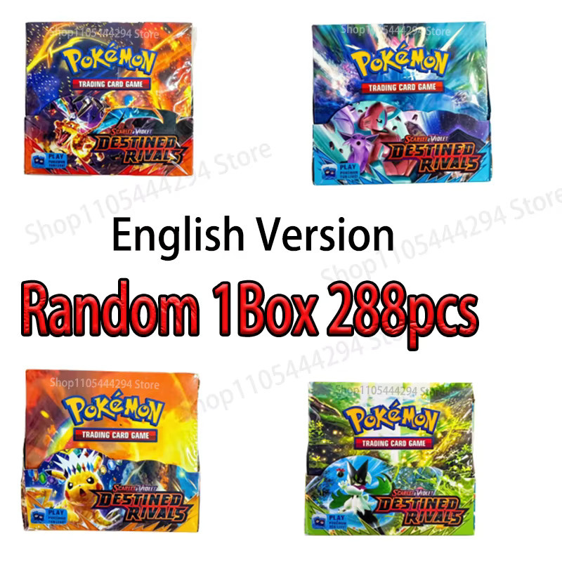 Bandai Pokémon TCG Scarlet Violet Destined Rivals Classics Booster Box, Sammelkarten, 288 Stück, ab 6 Jahren, englische Version - Bild 4