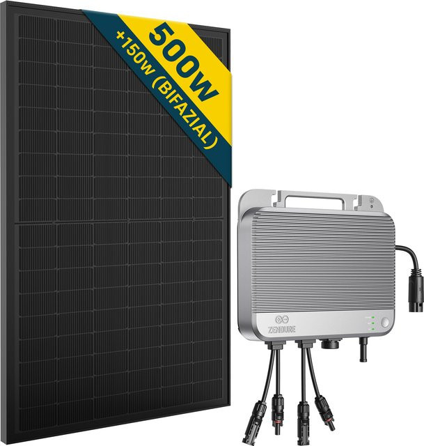 Zendure SolarFlow 800 mit 500W Solarpanel und Solar Modulen - Bild 1