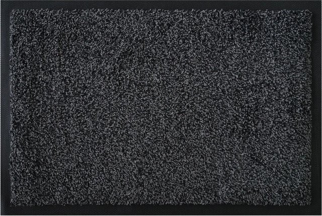 Floordirekt Schmutzfangmatte KARAT, rutschfest und waschbar, Grau, B/T: 150 x 100 cm - Bild 1