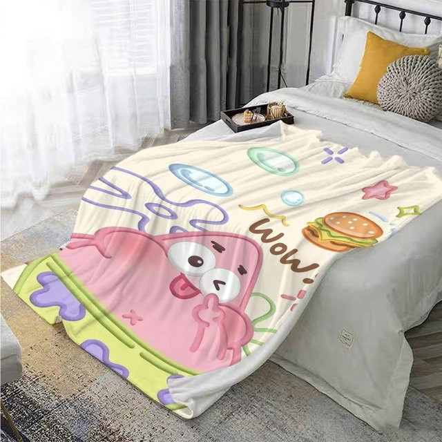 Potdemiel SpongeBob Dekodecke für Zuhause und Camping, Mehrfarbig, Polyester - Bild 1