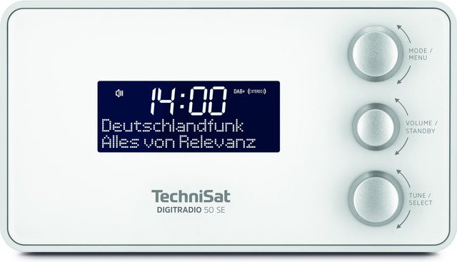 Technisat DigitRadio 50 SE Radiowecker in Weiß - Bild 1