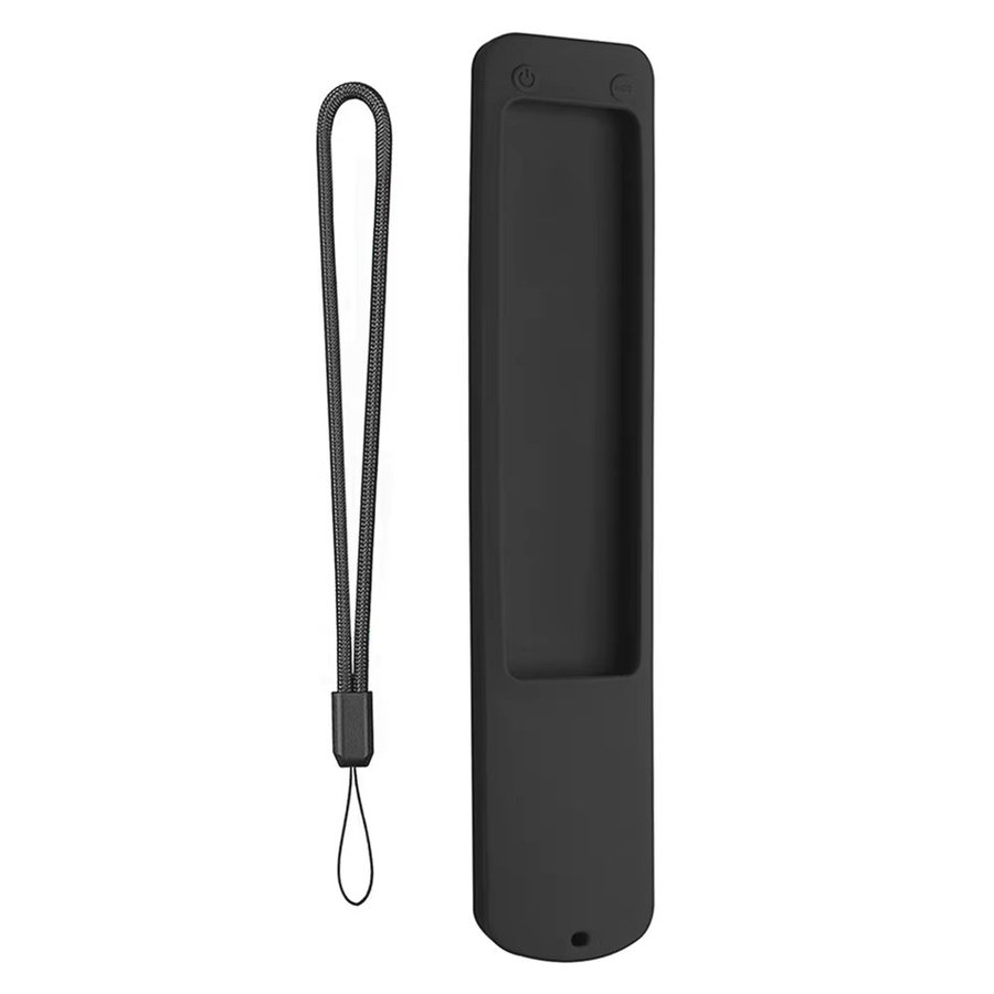 Xiaomi Silikonhülle für Fernbedienung mit Anti-Verlust-Lanyard, kratzfester Schutz, grau, Modell XMRM-ML - Bild 2