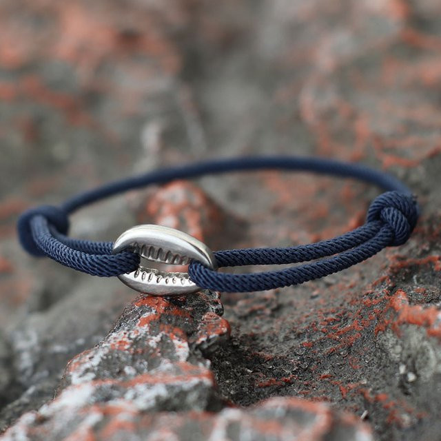 Noter Makramee-Armband, Schwarz, Herren, Nickel - Bild 1
