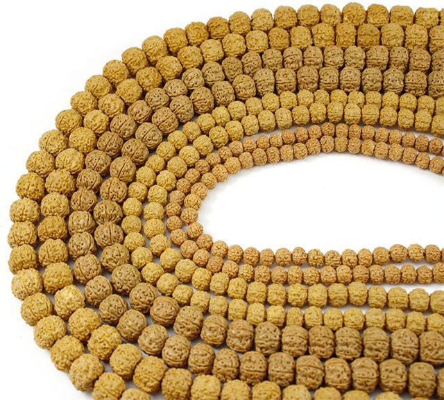 SUMOORL Rudraksha Mala, 108 Perlen, Unisex - Bild 1