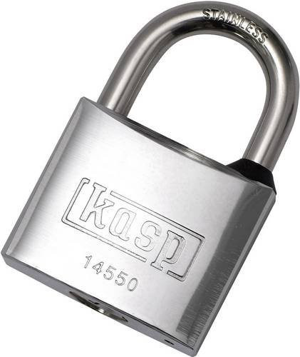 Kasp K14540D Vorhängeschloss aus Edelstahl in Silber, 40 mm - Bild 1