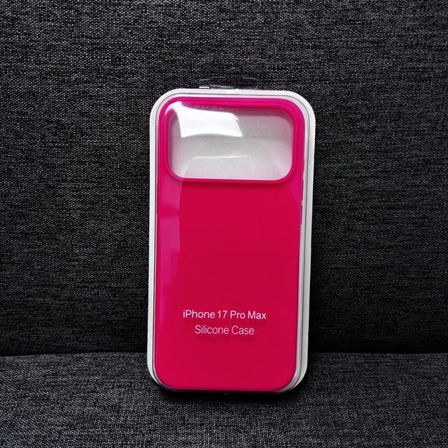 KH Flüssigsilikon Handyhülle in Pink für iPhone 11 bis iPhone 17 Pro Max - Bild 1