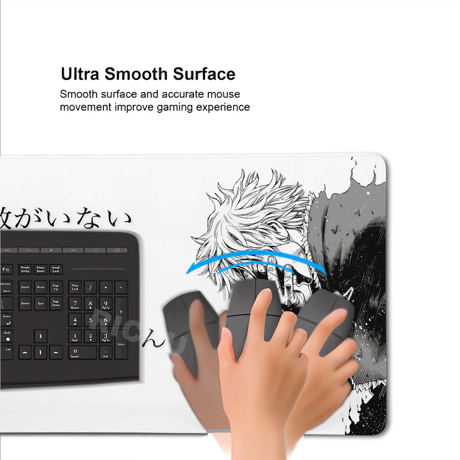 Riccu XXL Gaming Mauspad Vinland Saga Schreibtischunterlage B/B/H: 90 x 40 cm - Bild 3