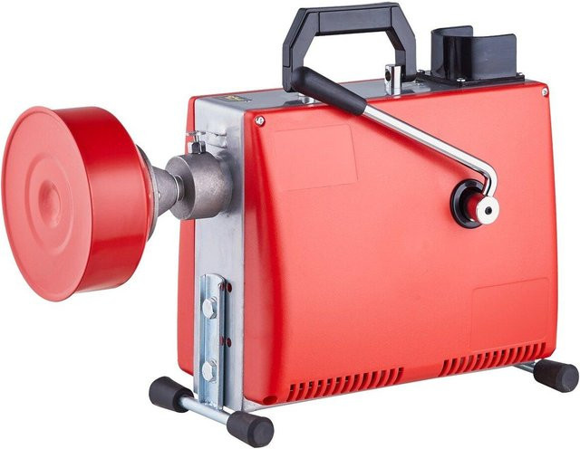 Buying Solutions MB Rohrreiniger Maschine mit 20 Meter Kanalspirale in Rot und 250W Leistung - Bild 1