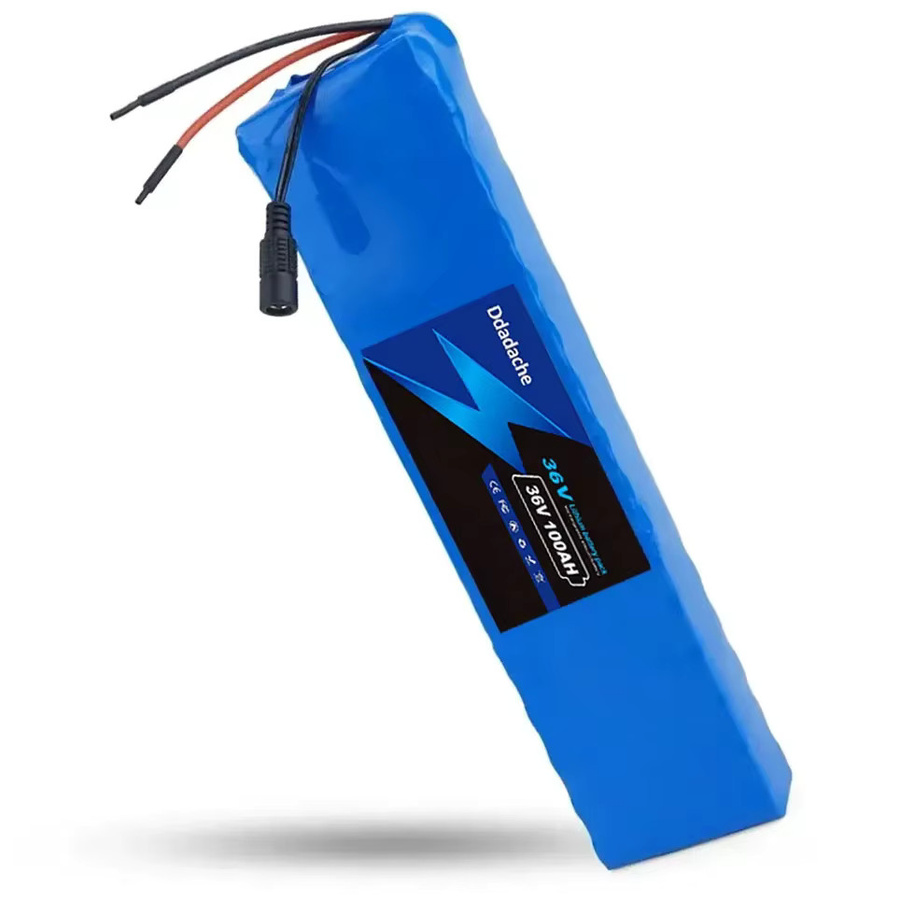 10S3P 36 V 100 Ah Lithium-Ionen-Akku mit 18650 Zellen und BMS für Elektrofahrzeuge, inklusive 54,6 V Ladegerät, Blau - Bild 4