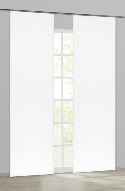 Schiebevorhang Pearl von ACUS design collection in Weiß, halbtransparent, Breite: 60 cm, Höhe: 245 cm - Bild 1