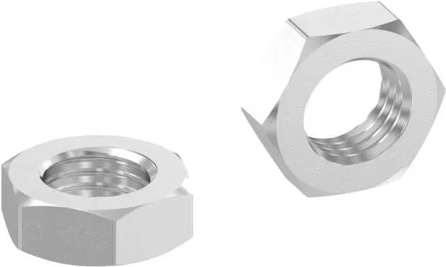 FeNau Sechskantmutter DIN 936 aus Edelstahl V2A in Silber, M10 - Bild 1