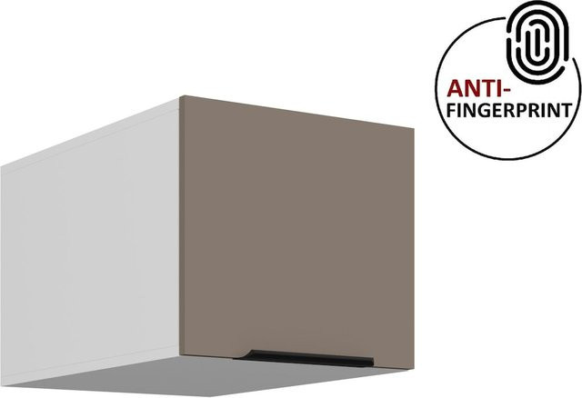 Küchen Aufsatzschrank ARIA Sandgrau matt wandmontiert Breite: 40 cm - Bild 1
