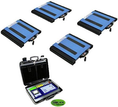 PCE Instruments LKW-Waage PCE-WWSC15T-S4 in Blau aus Aluminium - Bild 1