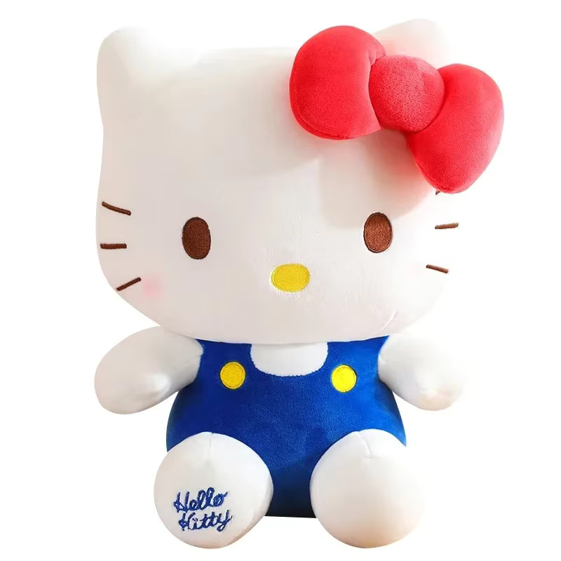 Sanrio Hello Kitty Plüschtier Weißes Kuscheltier als weiches Kissen für Mädchen - Bild 3