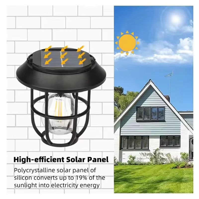 Super-Cheese Solar LED Gartenleuchten mit Bewegungssensor, 3-in-1 Dekorative Outdoor Wand- und Bodenlampen in Schwarz mit Warmweißem Licht - Bild 3