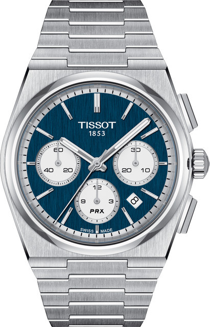 Tissot Chronograph, Automatik, Edelstahl, Blau, 42 mm, Herren - Bild 1