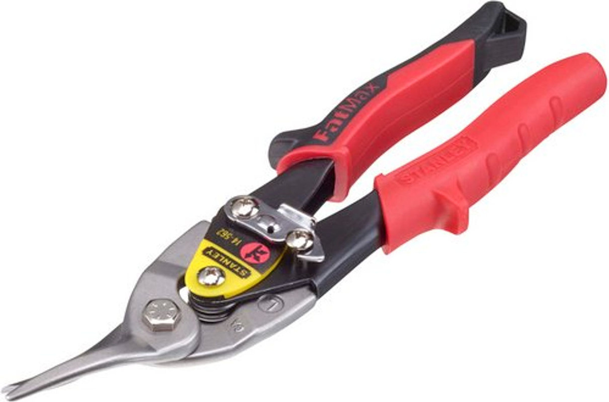 Stanley MaxSteel Blechschere links, rot, 250 mm - Bild 2