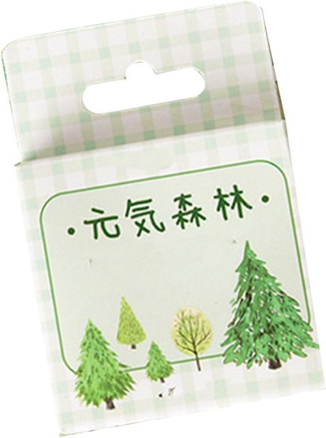 45 Stück Wald-Sticker von GoolRC in Weiß und Multicolour für DIY Scrapbooking und Journaling - Bild 1