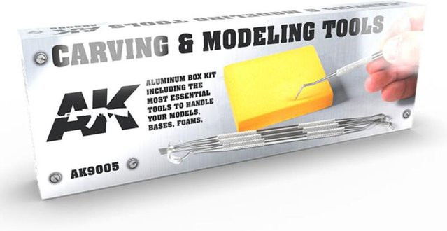 AK Interactive Carving Tools Box, Metall, Bunt / Mehrfarbig - Bild 1