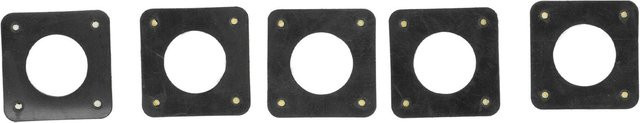5er Set Silikon Schrittmotor Dämpfer für 3D Drucker, 42er NEMA, Schwarz, 2mm Dicke - Bild 1
