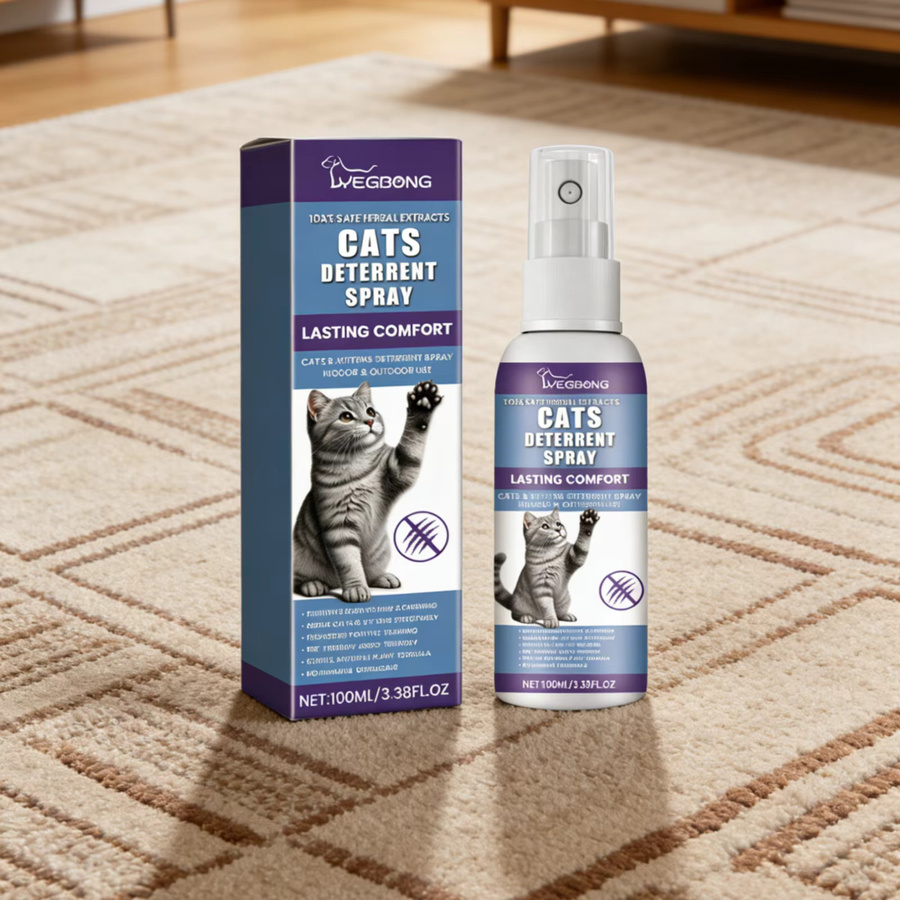 YEGBONG Katzen-Abwehrspray zur Verhaltenskorrektur und zum Möbelschutz mit natürlicher Formel, Multicolor, 100 ml - Bild 3