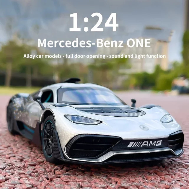 Maisto Mercedes-Benz Modellauto, 1:24, Metall, mit Licht und Sound - Bild 1