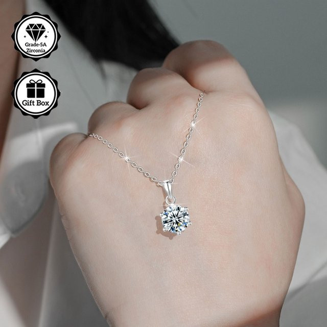 LAMVOICE Halskette, Silber, Zirkonia, Bohemian, Damen - Bild 1