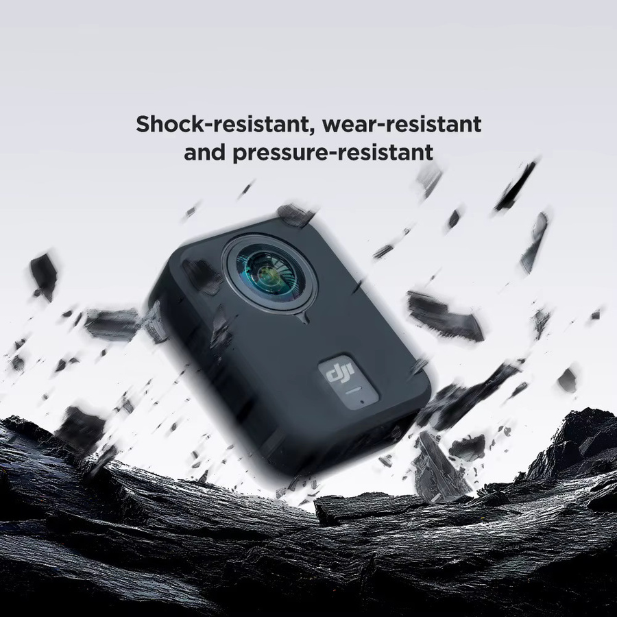 DJI Osmo 360 Silikon Schutzhülle Anti-Scratch Screen Protector in Schwarz - Bild 3